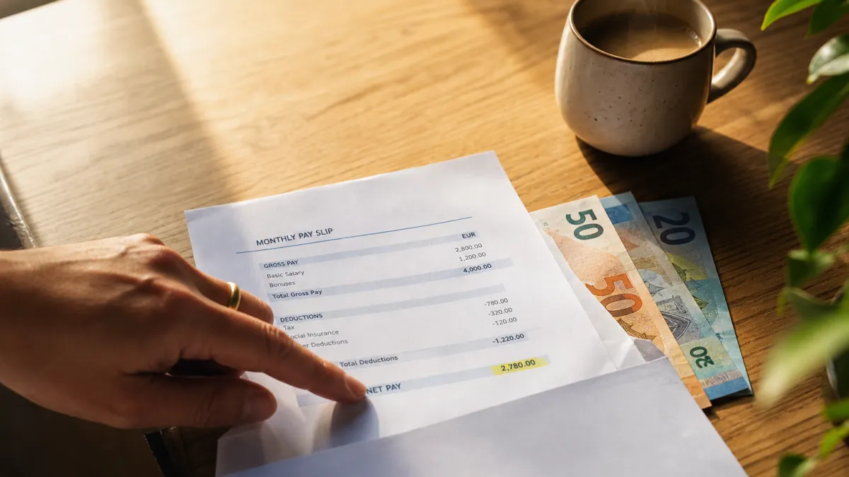 2500 € brut en net : quel est votre salaire réel en 2026 ?